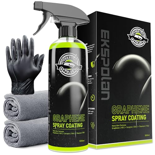 Graphene Spray Coating(16.9 Oz.) - UV Ceramic Coating for Cars -3-in-1Next Gen...