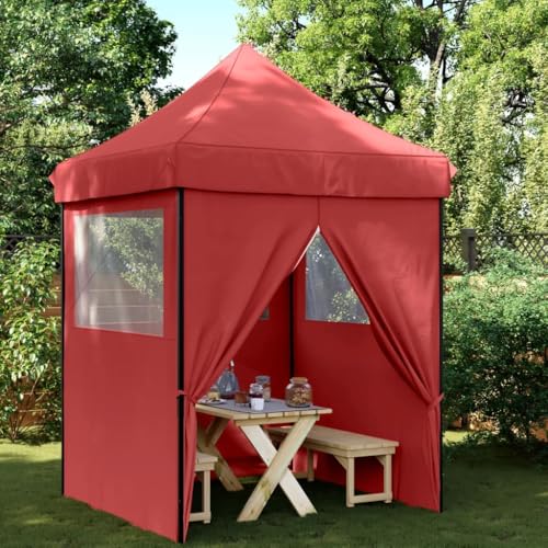 Tente de réception pliable imperméable à parois latérales modulables