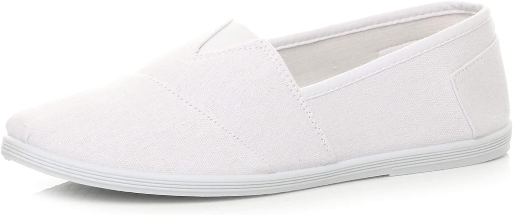 AJVANI Mens Teens Comfort Espadrilles Casual Beach Summer Canvas Shoes Plimsolls Size