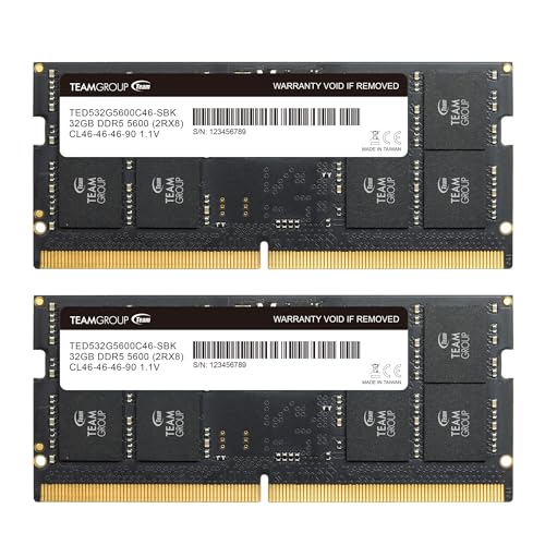Amazon.co.jp: Team ノートPC用メモリ SO-DIMM DDR5 5600MHz PC5