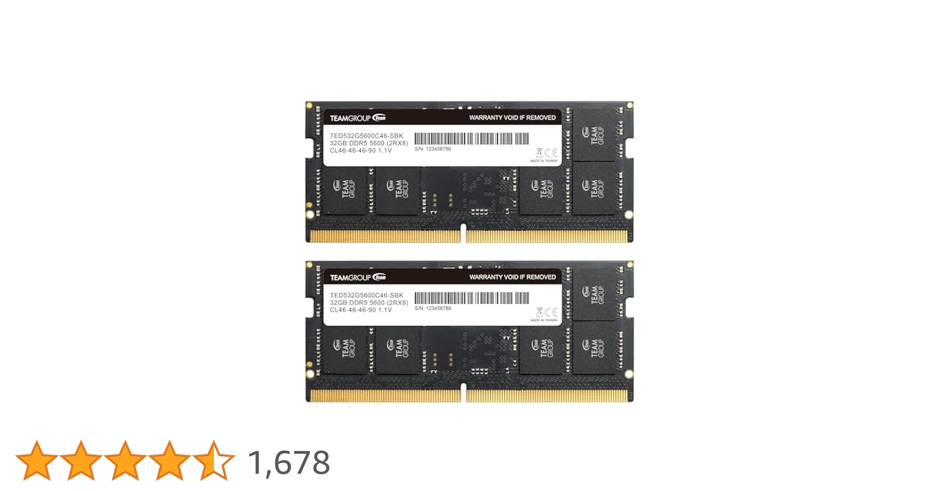 Amazon.co.jp: Team ノートPC用メモリ SO-DIMM DDR5 5600MHz PC5