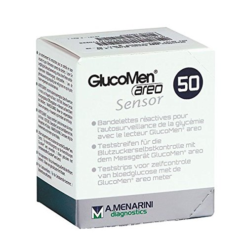 Glucomen 10382178 Teststreifen Areo Sensor, Originalware (50-er pack)