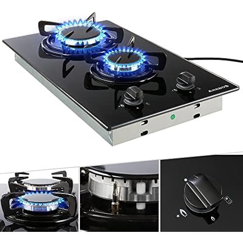Arebos Placa de Gas Natural Cover