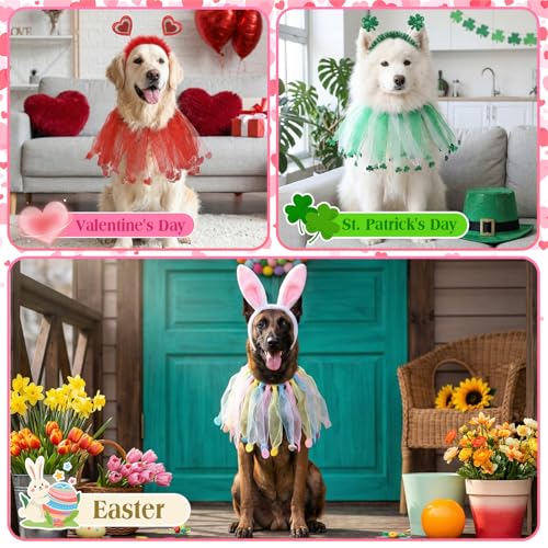 Set de 3 disfraces para perro días festivos miniatura 4