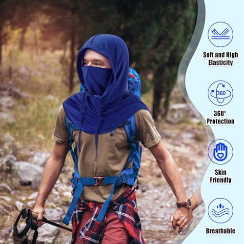 Image of Frienda 6 /9 /12 Pcs Balaclava Ski Mask UV Protection Hood Breathable Full Head Mask Face Cover for Men Women Cycling Fishing