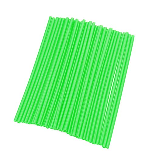 72PCS Couvre Rayon Moto, MoreChioce 24cm Couvre Rayon Moto Cross Roue Spoke Wraps Garniture Roue Spoke Pipe Garniture Décoration Protecteur Couverture pour Moto Dirt Bike VTT,Vert fluorescent