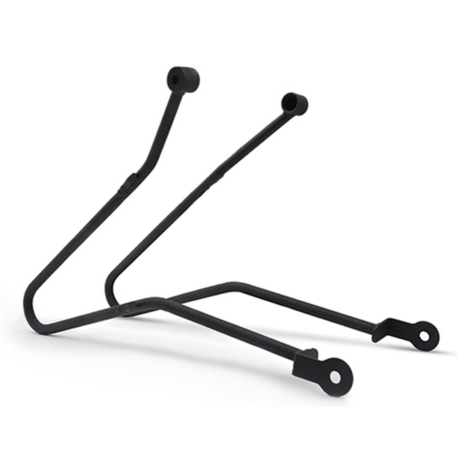 Porte-bagages latéral en fer pour moto, porte-bagages de voyage robuste, compatible avec Triumph Bonneville T100 T120 T900 (chromé)