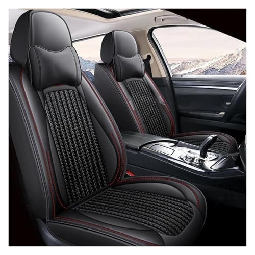 Housse coussin siège auto cuir noir pour protection de siège avant de Scenic