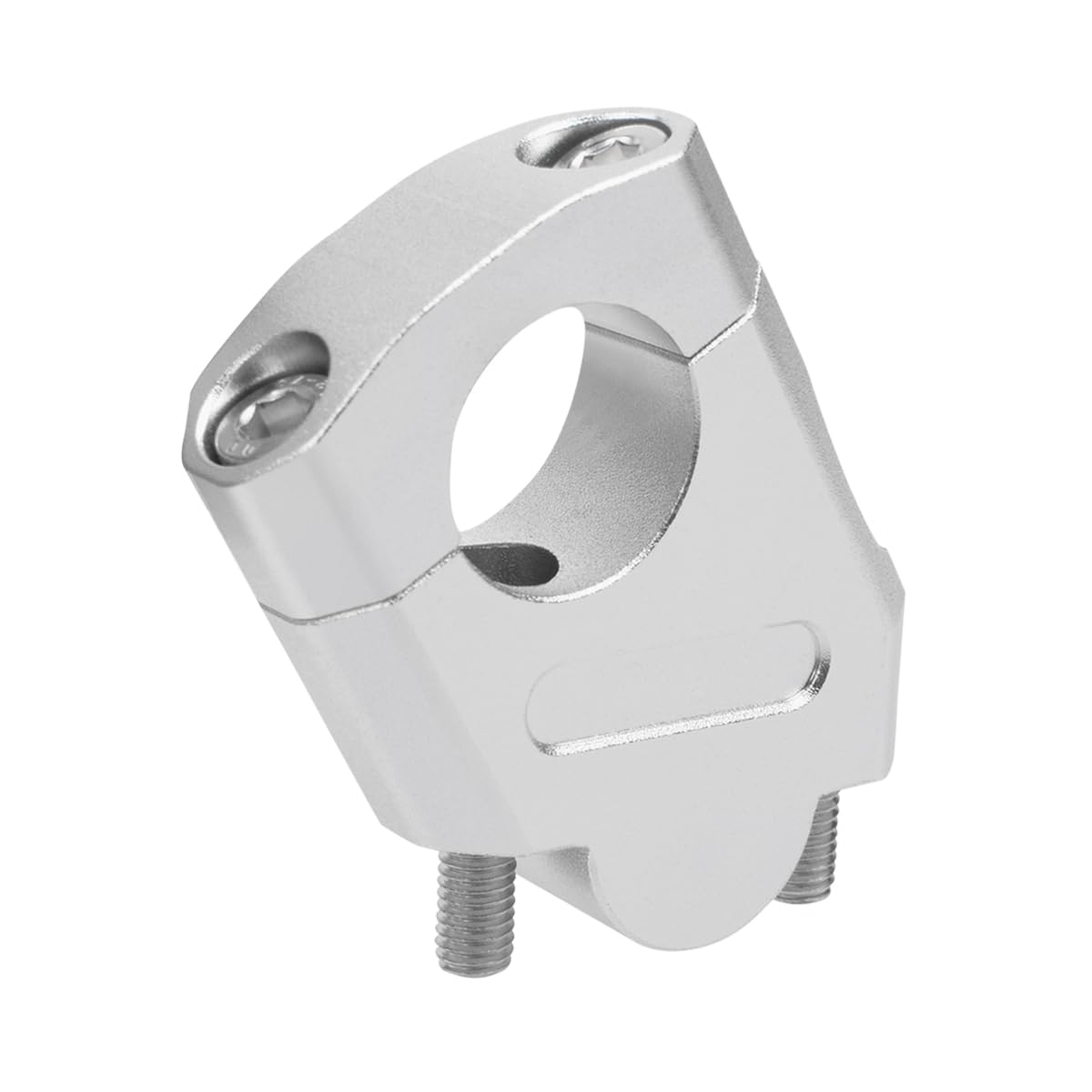 1 1/8" Universale Manubrio Manubrio Moto Morsetti Manubrio 28mm Bar Per Moto Pit Dirt Bikes Cromato Altezza 38mm (1.5"), 18mm (0.71") Indietro o Avanti