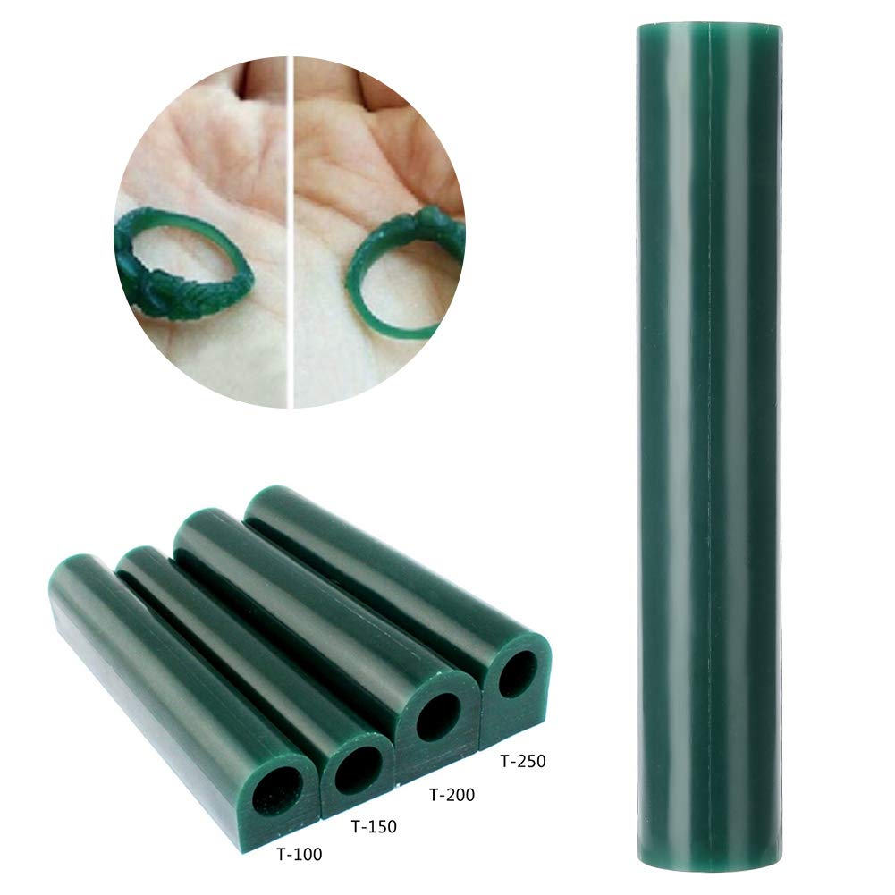 Cire à Sculpter Vert Pour Bijoux - Tube Anneau 144mm - Gravure Bague