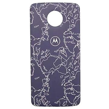 Moto Snap, Motorola, Style Shell, PG38C02360, Nimbus Azul