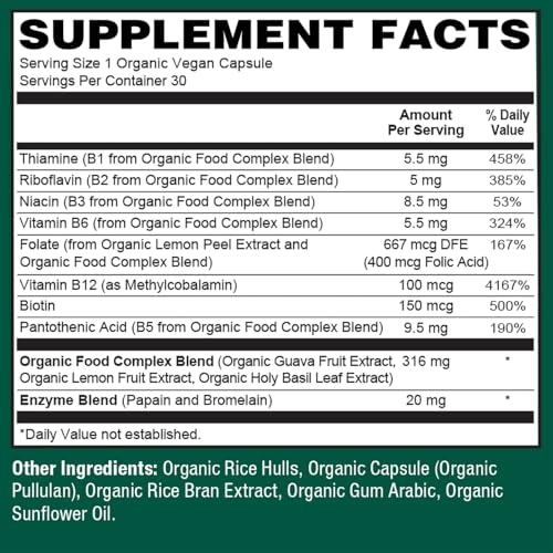 PlantFusion Organic Vitamin B-Complex