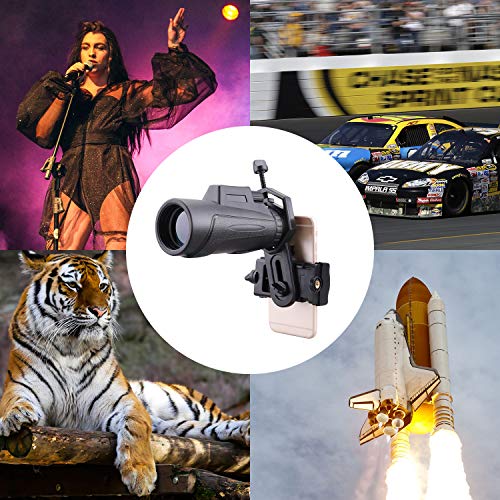 Cell Phone Adapter Mount - Tiaoyeer Cellphone Smartphone Quick Photography Adapter Mount Compatible Binocular Monocular Spotting Scope Telescope Microscope (Big Type Smartphone Adapter)