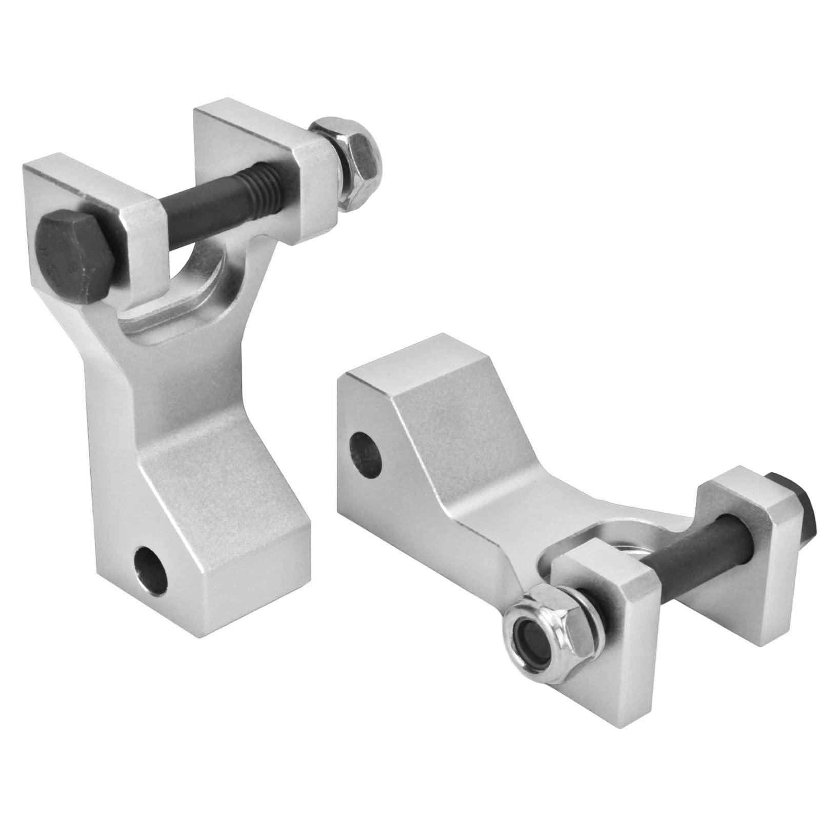 Kit de Descenso Delantero ATV, Akozon Aleación de Aluminio Caída de 3,5 Pulgadas Kit de Descenso Delantero Ajustable para 660 660R YFM660R 2001-2005(Plata)