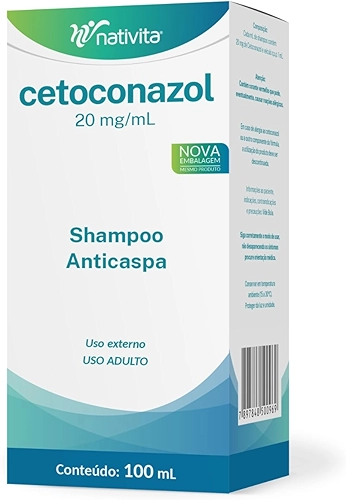 Shampoo Cetoconazol Anticaspa 100ml Nativita