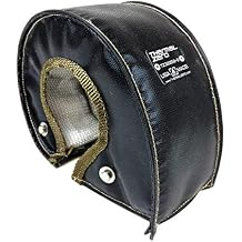 Thermal Zero TZ32258-B Universal Black Turbo Blanket - Custom fit turbo shield for external wastegate T4 size turbine housing - USA Made