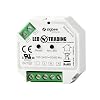 LED TRADING ZigBee Controller 230 V Flush-Mounted Dimming Actuator Dimmer Max. 200 W LED Switch Connection Phase Control for Dimmable LED Lamps Transformers & Lights (Dimmactor for Switch)
