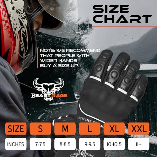 Regenhandschuhe für Motorradfahrer – Beast Rage Winterhandschuhe