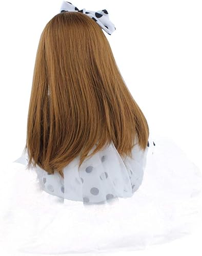 Miniatura 4 de RXDOLL Muñecas de bebé Reborn realistas de 24 pulgadas con vestido de lunares, muñeca realista para niños pequeños, muñecas de vinilo de silicona