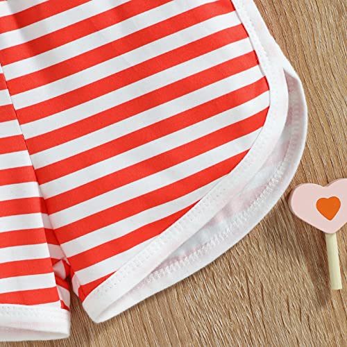 Toddler Baby Girls 4Th Of July Bodysuit Sleeveless Halter Romper Star Stripe Tropical Outfit Backless Jumpsuit -18-24 Months #TOP4