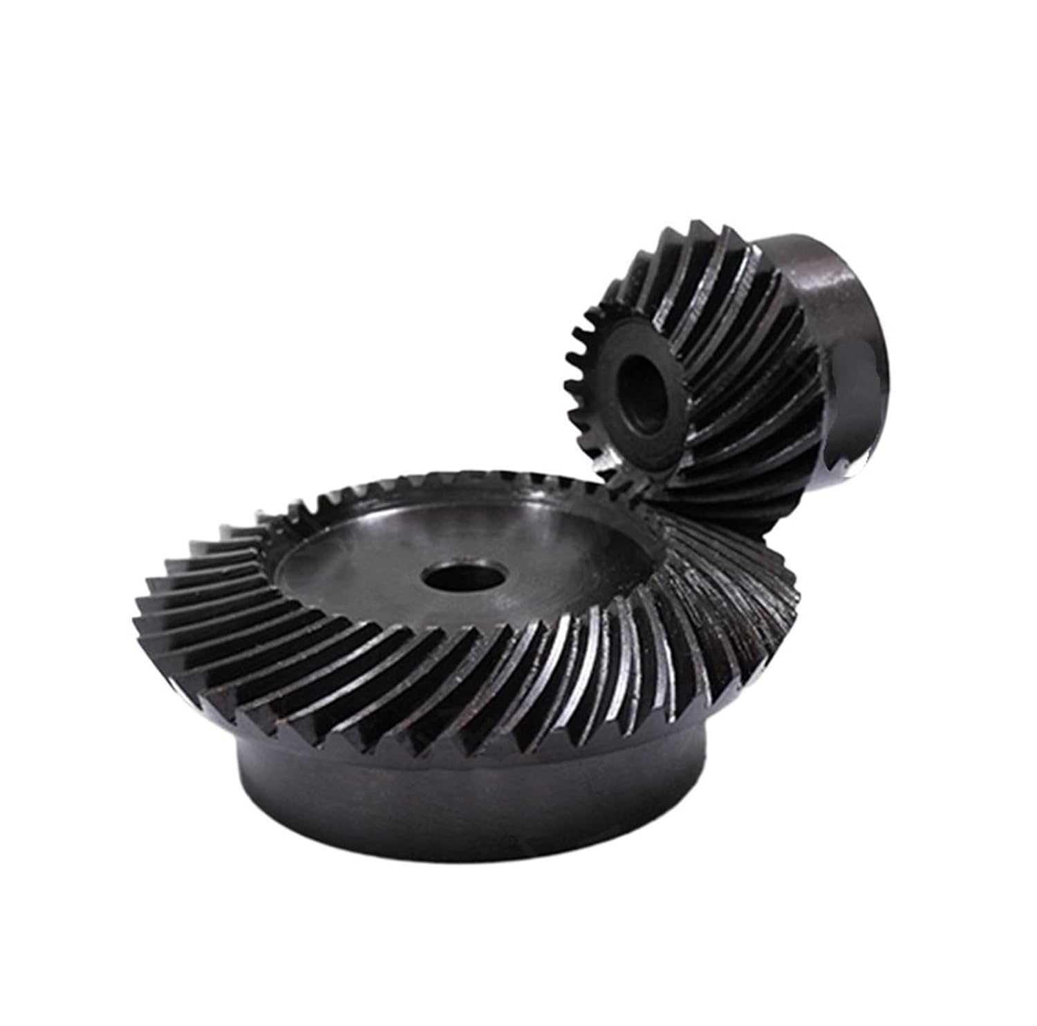 Bevel Gear Pinion Hardware Mechanical 2pcs 2M 15T to 60T Spiral Bevel Gear M2 Modulus 1:4 90 Degrees Differential Same Ratio Diameter 8mm to 12mm Hole