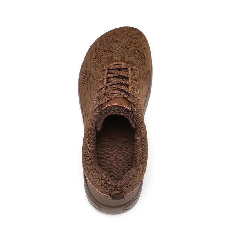 Image of Men Non-Slip Work Shoes Tennis Gym Sneakers Breathable Slip Resistant Lightweight and Comfortable for All-Day Wear Sports and Walking