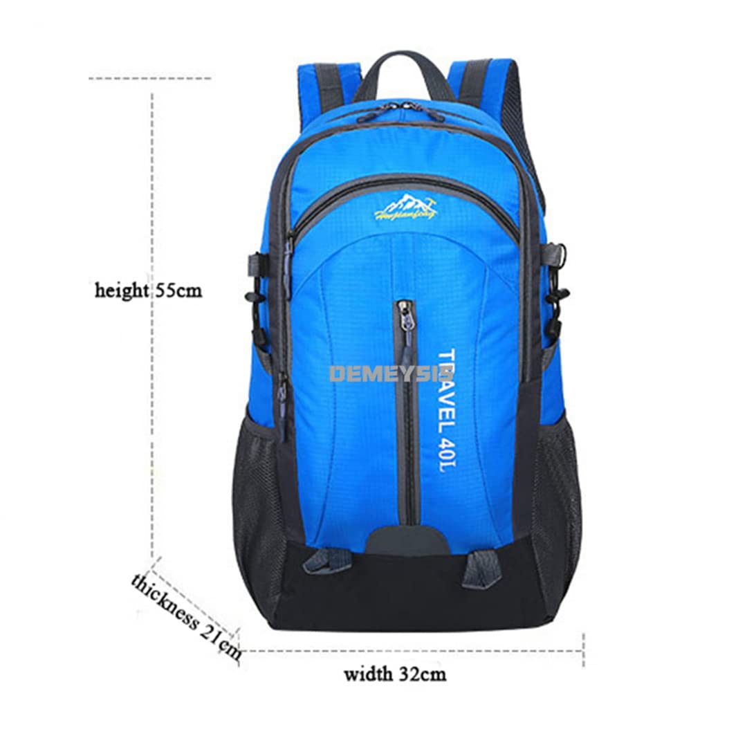 Hcclijo 40L al aire libre montañismo durable al aire libre viaje trekking escalada bolsa deportes montar bicicleta mochila