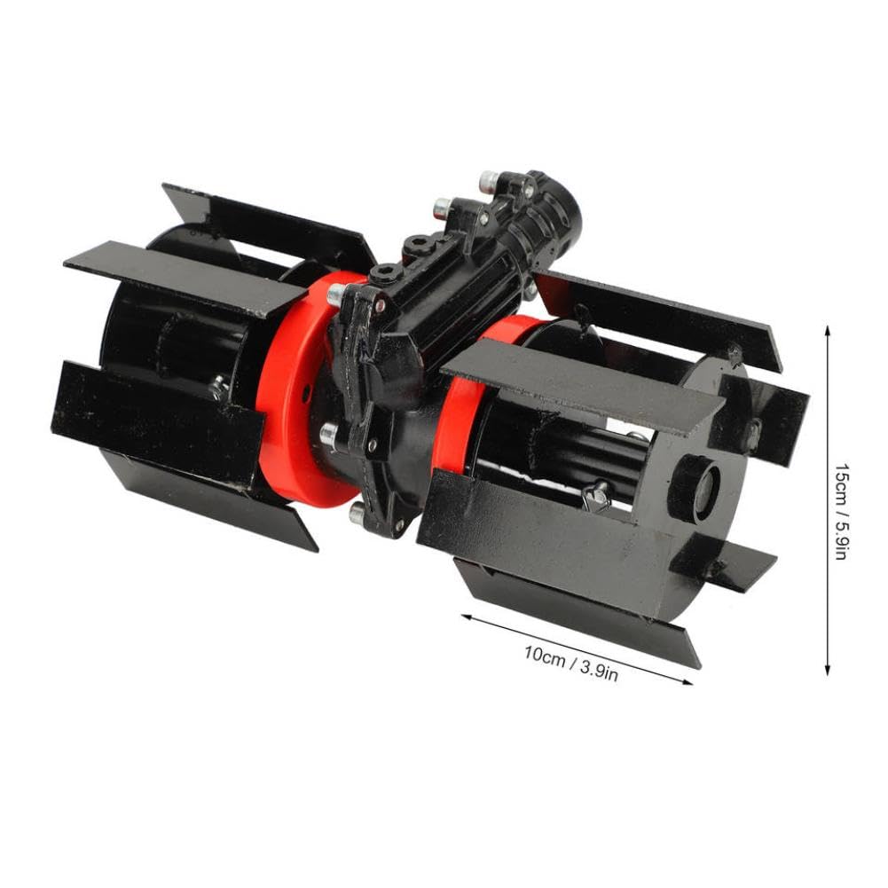 10cm 9 Dientes Roda de la rotación para Lawn Mower Tiller Scarifier Equipo de energía Exterior Substitución de Piezas de Herramienta de jardín Accesorios de reparación