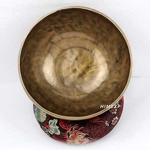 Bol chantant de lune sculpté 20cm pour la thérapie du cœur