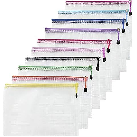 Durable A4 Zipped Wallets with Zipper Bags Cover