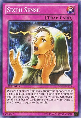 YU-GI-OH! - Sixth Sense (LCJW-EN273) - Legendary Collection 4: Joey's World - 1st Edition - Common