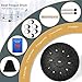 Rain Drum for Outside,Steel Tongue Rain Drum - 11 Notes 6 Inch with Bag, Music Book,Mallets, Musical Education Entertainment Meditation Yoga Zen Gifts (Black)