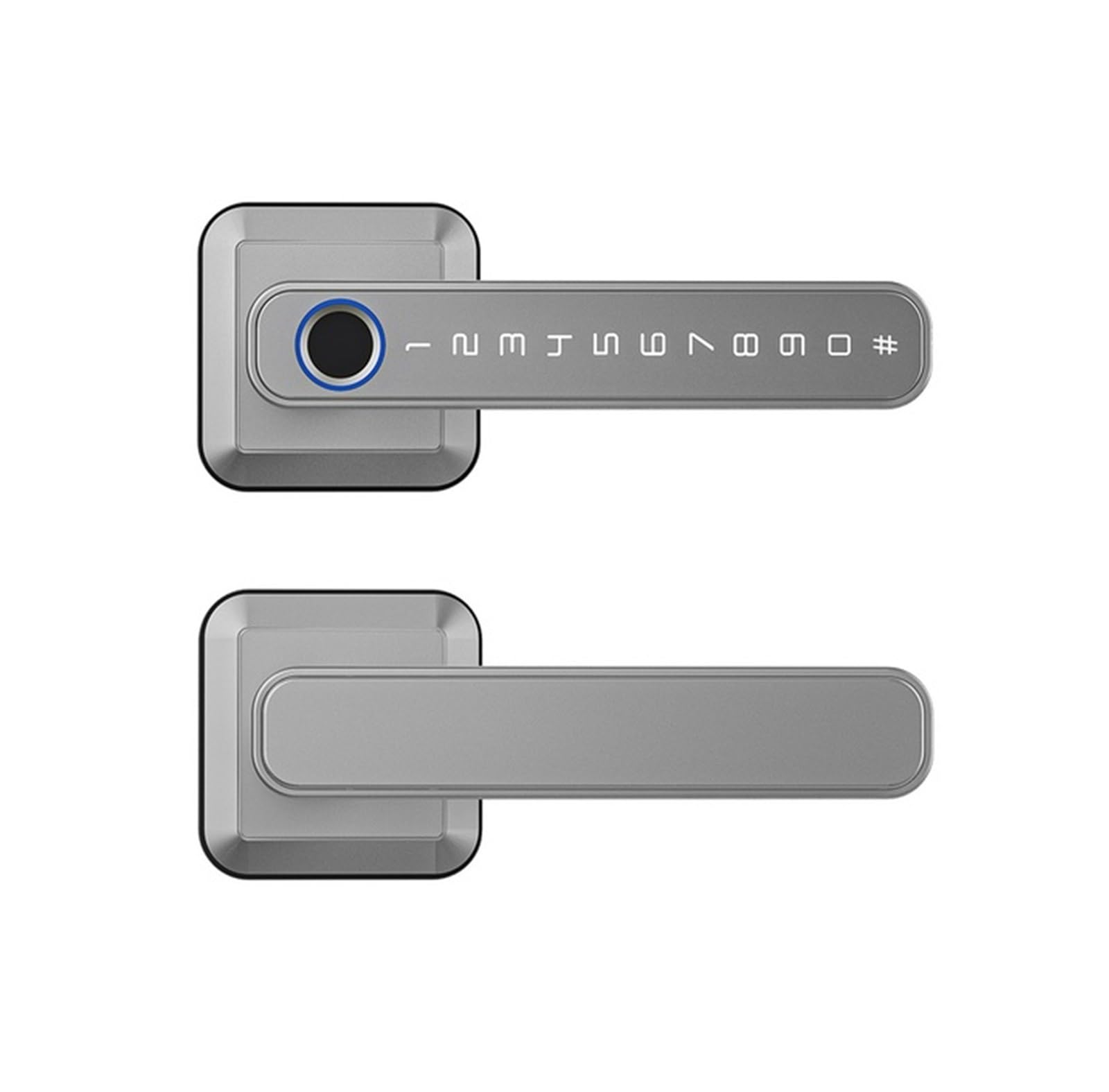 Serrure de porte intelligente Tuya entrée sans clé et poignée électronique connectée
