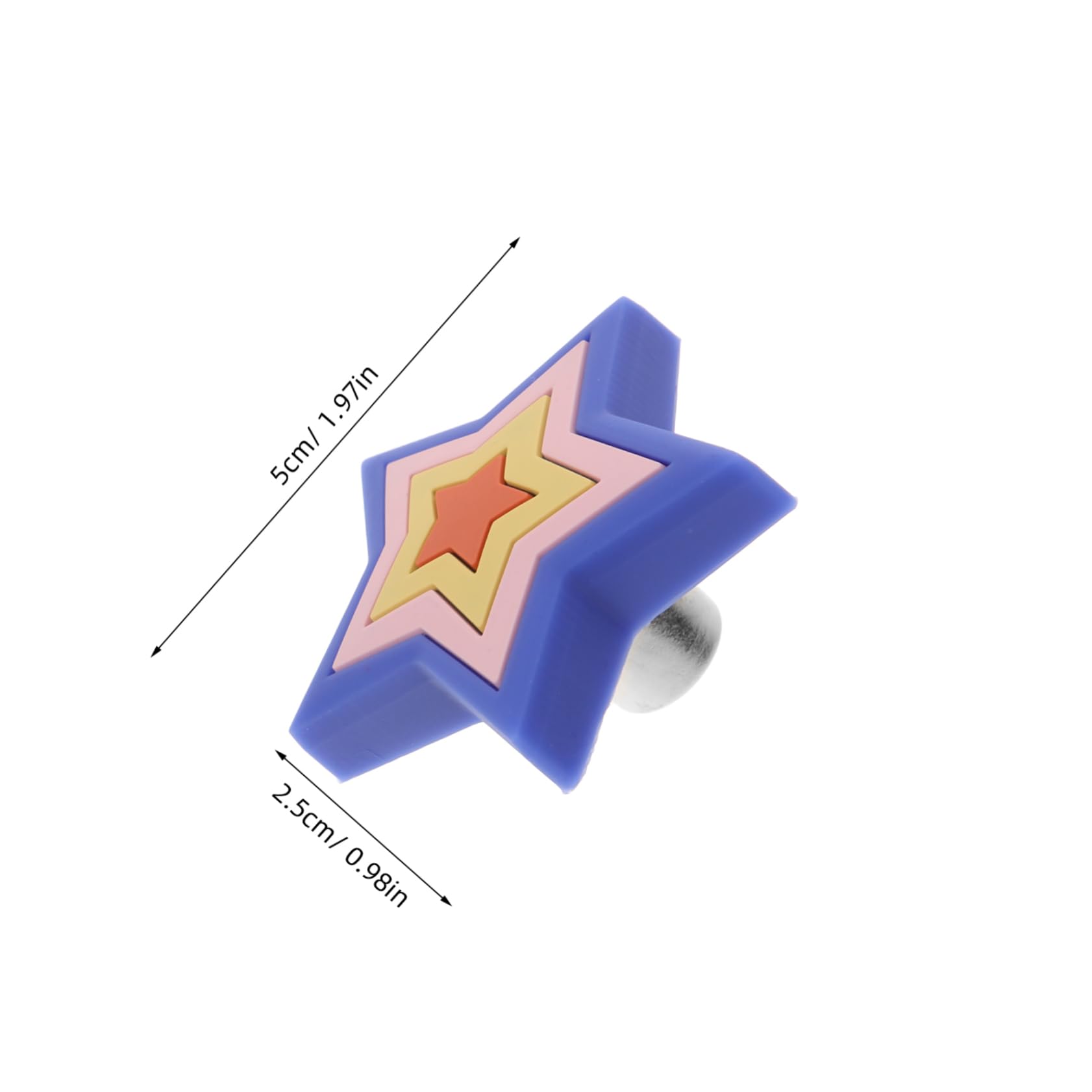 DOITOOL 4pcs Cartoon Anti-Collision Handles Silicone Drawer Knobs Elegant for Your Home