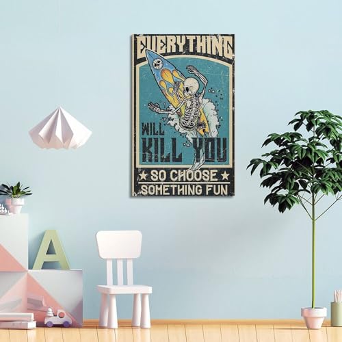 Poster Everything Will Kill You : la solution pour un mur vintage réussi 30x45 - 4