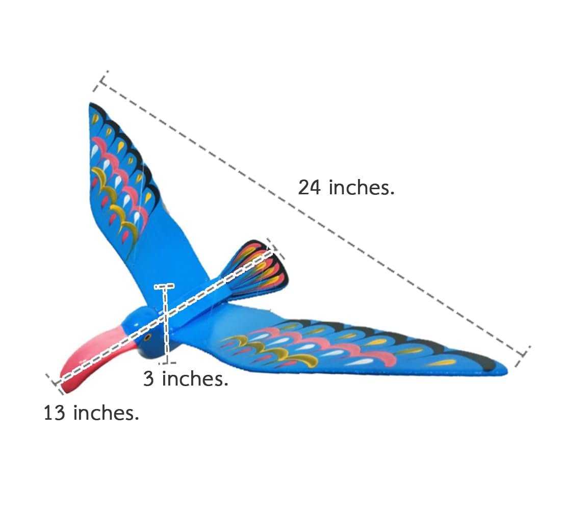 Amazon.co.jp: 青い鳥 長いくちばし付き 木製 吊り下げ式 携帯