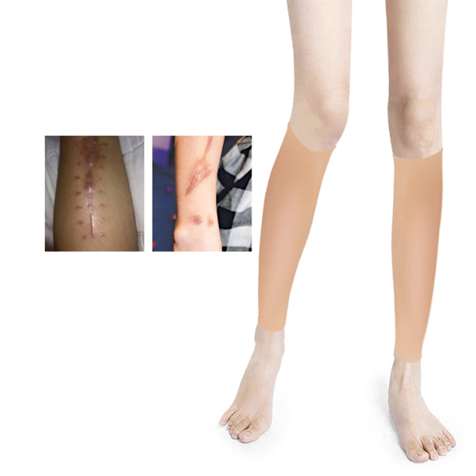 Polpaccio Finto in Silicone, 1 Pezzo di Gamba di Polpaccio Finto Realistico in Silicone, bellissime Gambe e Braccia a Forma di Cuscinetto per Gamba a Forma di O e Polpaccio a Spirale