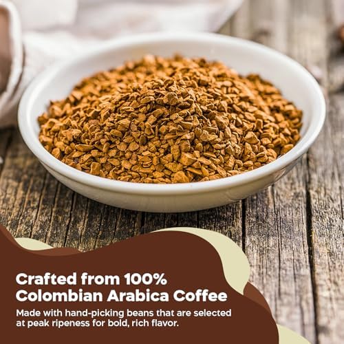 Juan Valdez Freeze-Dried Instant Coffee Bundle - Classic (3.5 oz), Dulce de Leche (3.35 oz) & Vanilla Cinnamon (3.35 oz) | 100% Colombian Arabica Beans | Premium Colombian Coffee - 4