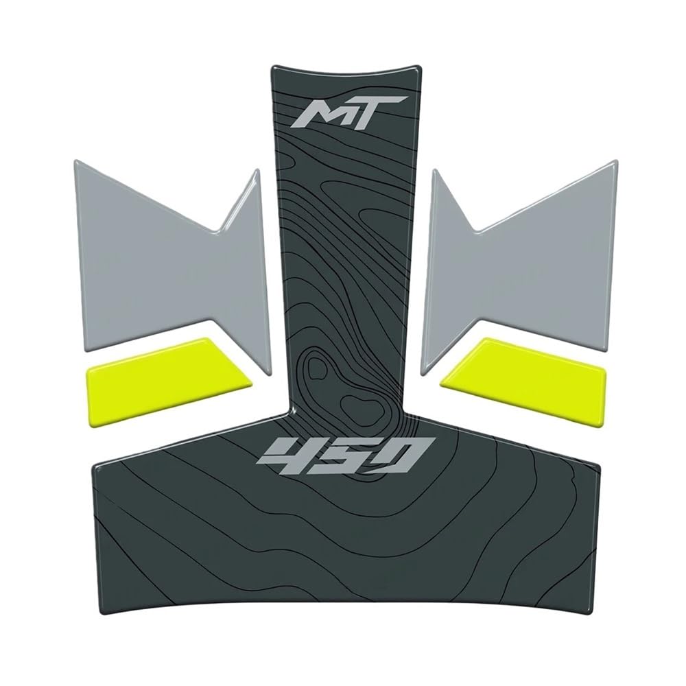Évitez les rayures sur le réservoir de votre 450 MT 2024 avec ce kit protections résine