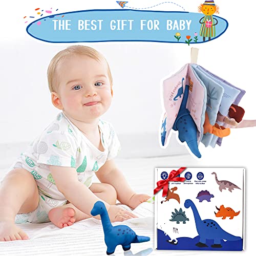 image for Richgv Soft Baby Books Toys 0-3-6-12 Months, 3D Touch and Feel Crinkle