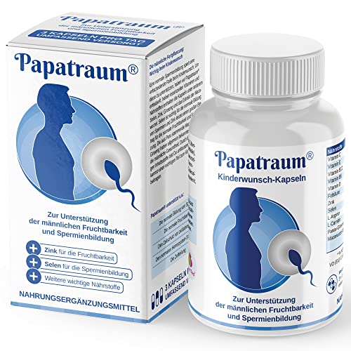 JoviTea® Papatraum Kinderwunsch Mann Kapseln 90 Stück - Spermienbildung und Fruchtbarkeit - männliche Fertilität - umfassend versorgt inkl. Maca & Ginseng Cover