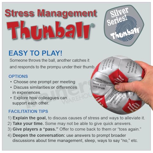 Image of Trainers Warehouse 6 inch Thumball Collection, 32 Prompts for Conversation, Team Building, Relationship and Training