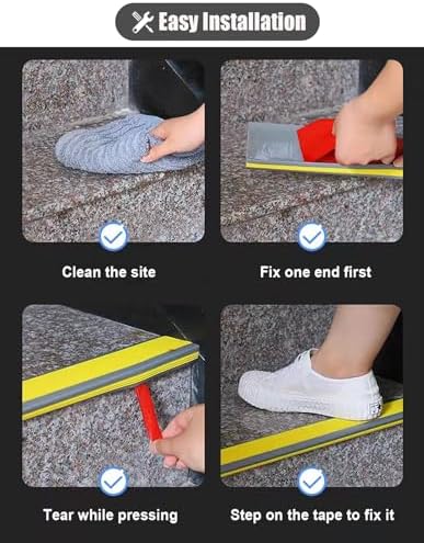 PVC Stair Edge Trim Protector Strip Self Adhesive, Flexible Staircase Step Nosing Trim Bar, Non Slip Treads Edging Protector Molding Trim(Color:Style F)
