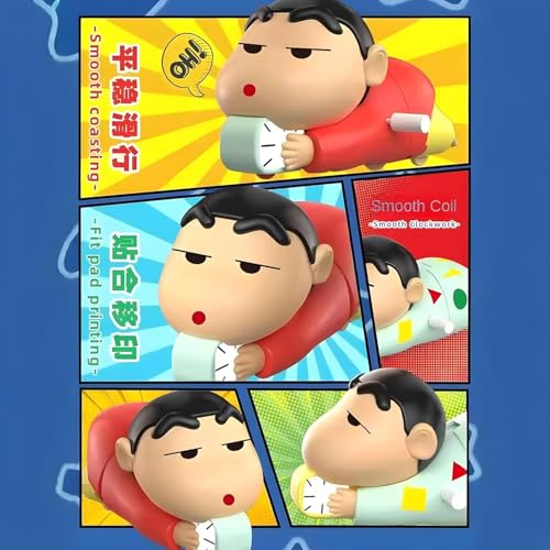 HVB Shinchan Toy for Kids, Crawling Shinchan Action Figure Movable Toy for Babies, Key Operated Wind Up Toys for Kids thumbnail 13