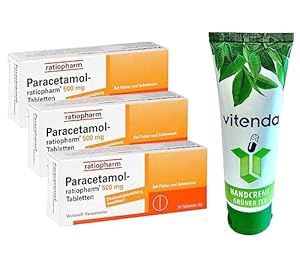 Paracetamol-ratiopharm 500 mg Tabletten 3x20 Stück