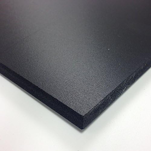10mm Black Matt Foamex Foam PVC Sheet 11 Sizes to Choose (297mm x 210mm / A4)