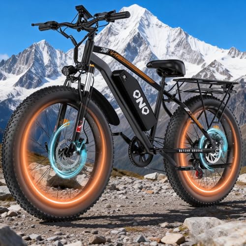 Adults Electric Mountain Bike 1500W Peak,48V 15Ah Removable Fast Charge