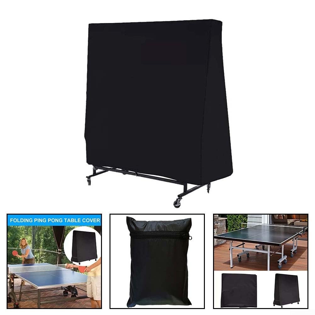 Housse de Table Pliable pour Table de ping-Pong, matériau résistant aux intempéries pour Une Protection Durable
