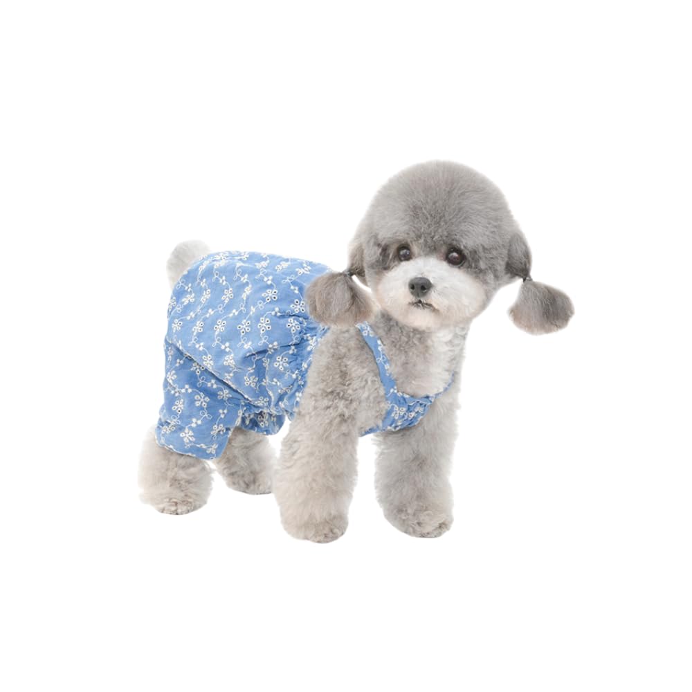 Amazon | 犬 犬服 かぼちゃパンツ ふんわり パンツ サロペット 花柄