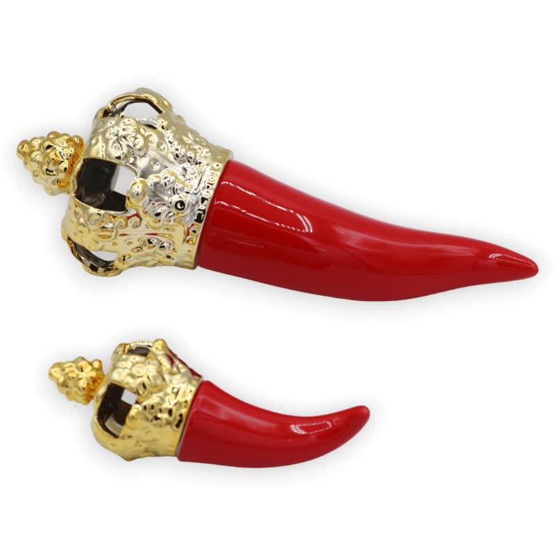Corne avec couronne dorée en céramique idée cadeau originale et chic